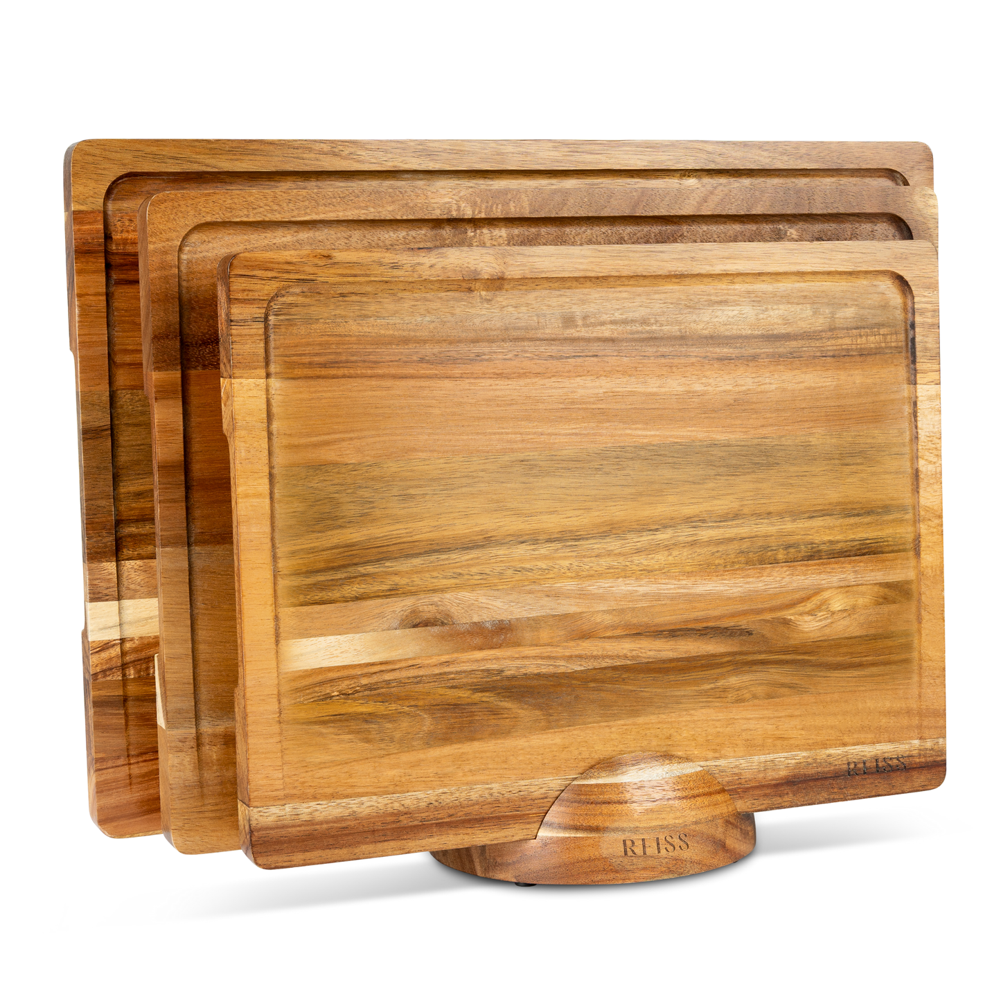 Acacia Wood Cutting Board Set – 3 Sizes | Eco-Friendly & Stylish | RFISS